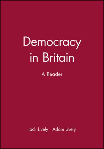 Democracy in Britain Lively Paperback Wiley–Blackwell 9780631188315