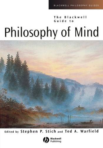 The Blackwell Guide to Philosophy of Mind Stich Paperback Wiley–Blackwell