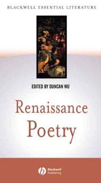 Renaissance Poetry Wu Hardback Wiley–Blackwell 9780631230090