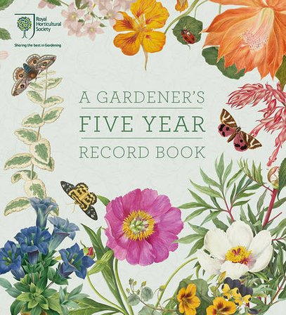 RHS A Gardener's Five Year Record Book bookcover