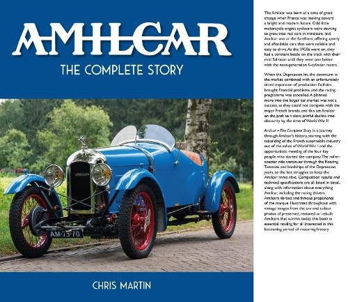 Amilcar – The Complete Story Martin Hardback The Crowood Press 9780719845109