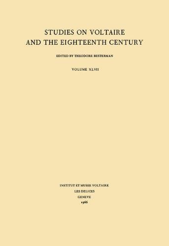 Miscellany/Mélanges Besterman Paperback LUP – Voltaire Foundation 9780729401487