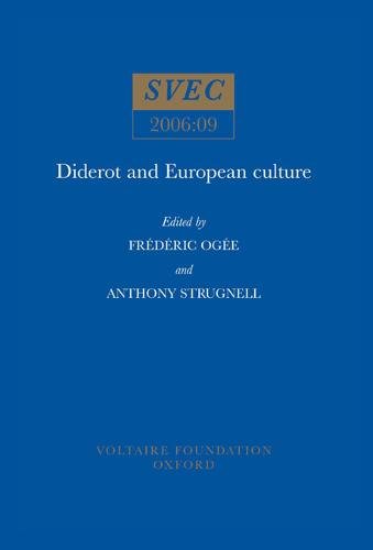 Diderot and European Culture Ogée Strugnell Paperback LUP – Voltaire Foundation