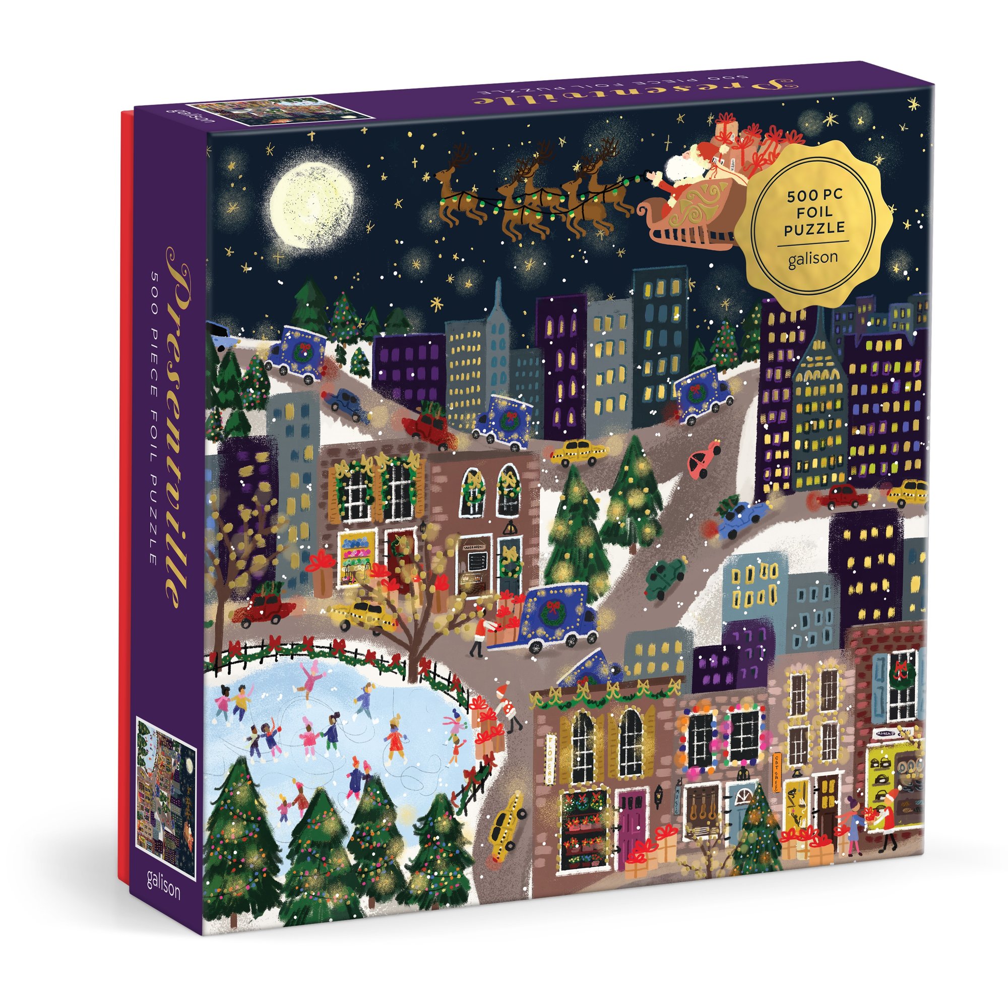 Joy Laforme Presentville 500 Piece Foil Puzzle
