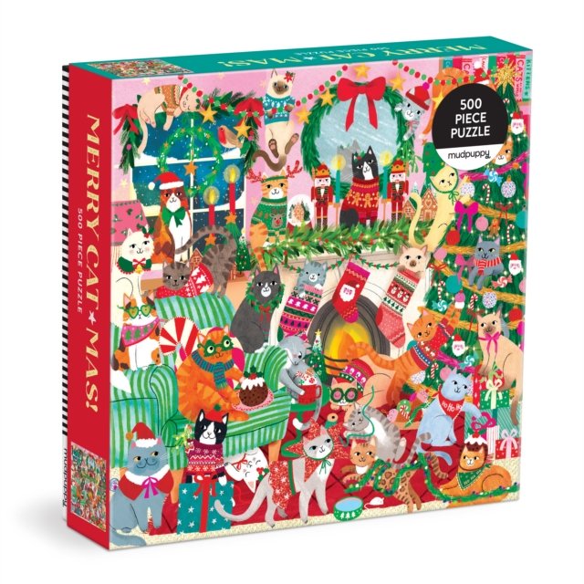 Merry Catmas! 500 Piece Family Puzzle