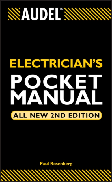 Audel Electrician′s Pocket Manual – All New 2e Rosenberg Paperback 9780764541995
