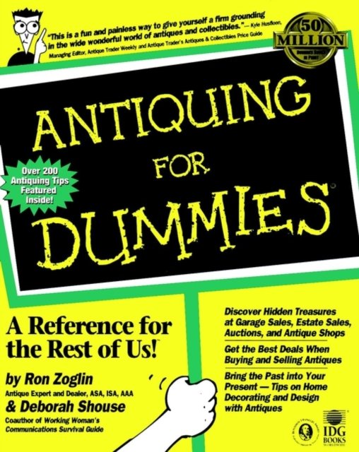 Antiquing For Dummies Zoglin Paperback John Wiley & Sons 9780764551086