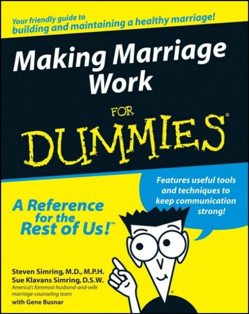 Making Marriage Work For Dummies Simring Paperback John Wiley & Sons