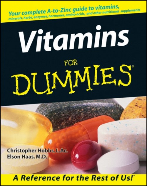 Vitamins For Dummies Hobbs Paperback John Wiley & Sons 9780764551796