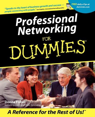 Professional Networking For Dummies Fisher Paperback John Wiley & Sons