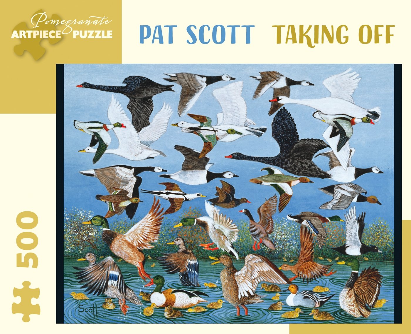 Pat Scott: Taking off 500-Piece Jigsaw Puzzle