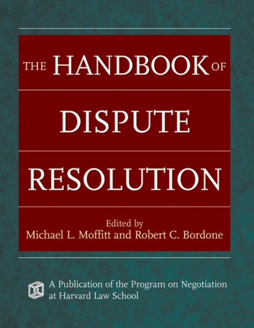 The Handbook of Dispute Resolution Moffitt Hardback John Wiley & Sons