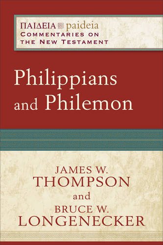 Philippians and Philemon Longenecker Thompson Parsons Talbert Longenecker