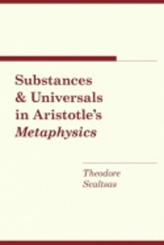 Substances and Universals in Aristotle`s ""Metaphysics"" Scaltsas Paperback
