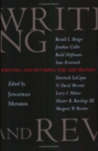 Writing and Revising the Disciplines Monroe Paperback John Wiley & Sons