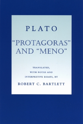 ""Protagoras"" and ""Meno"" Plato Bartlett Paperback John Wiley & Sons 9780801488658