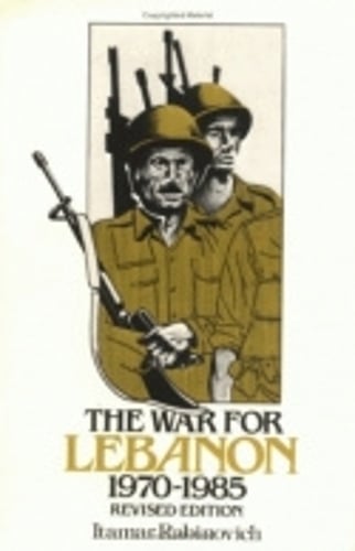 The War for Lebanon, 1970–1985 Rabinovich Paperback John Wiley & Sons