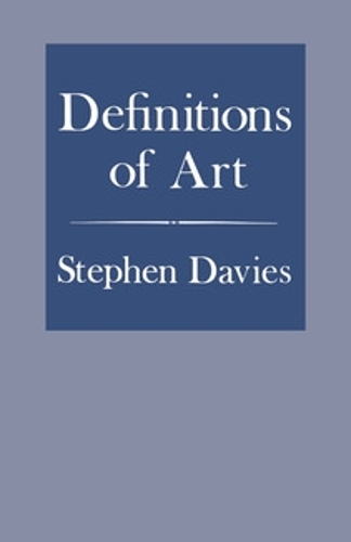 Definitions of Art Davies Paperback John Wiley & Sons 9780801497940