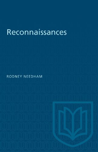 Reconnaissances Needham Paperback MY – University of Toronto Press 9780802064042
