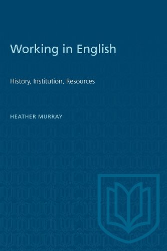 Working in English – History, Institution, Resources Murray Paperback