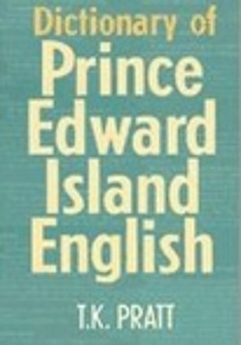 Dictionary of Prince Edward Island English Pratt Paperback 9780802079046