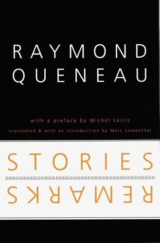 Stories and Remarks Queneau Lowenthal Leiris Paperback John Wiley & Sons