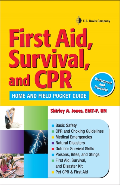 First Aid, Survival, and CPR – Home and Field Pocket Guide Jones Paperback