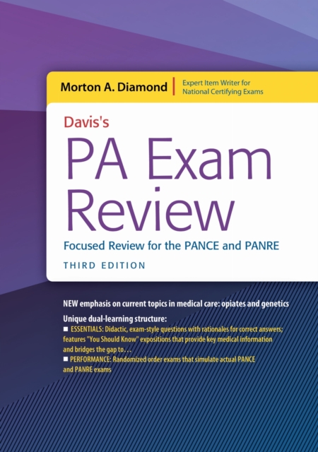 Davis`s PA Exam Review – Focused Review for the PANCE and PANRE Diamond
