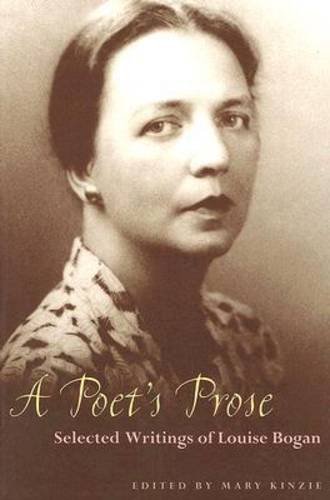 A Poets Prose Bogan Paperback MJ – Ohio University Press 9780804010719