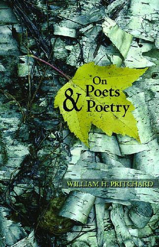 On Poets and Poetry Pritchard Paperback John Wiley & Sons 9780804011150