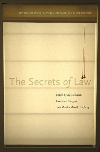 The Secrets of Law Sarat Douglas Umphrey Hardback John Wiley & Sons