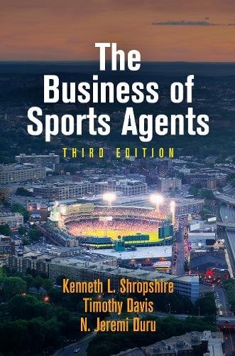 The Business of Sports Agents Shropshire Davis Duru Hardback 9780812248159