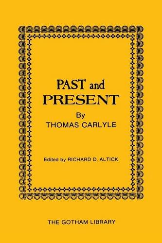 Past and Present by Thomas Carlyle Altick Paperback John Wiley & Sons
