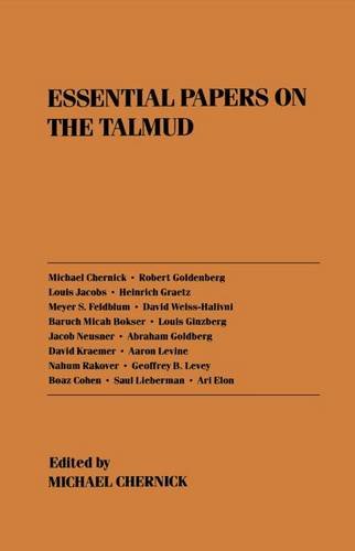 Essential Papers on the Talmud Chernick Hardback John Wiley & Sons 9780814714966