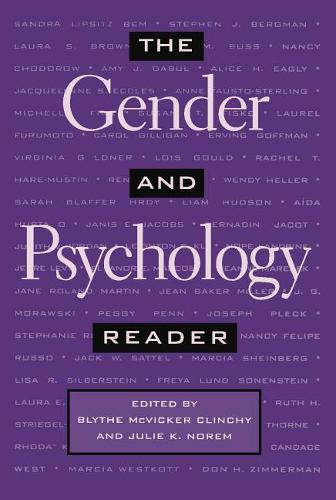 The Gender and Psychology Reader Norem Clinchy Hardback John Wiley & Sons