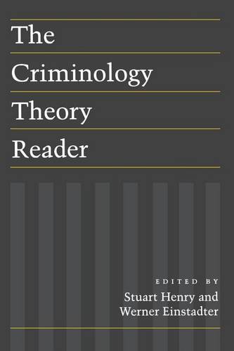 The Criminology Theory Reader Henry Einstadter Paperback John Wiley & Sons