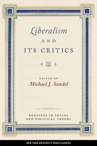 Liberalism and Its Critics Sandel Paperback John Wiley & Sons 9780814778418