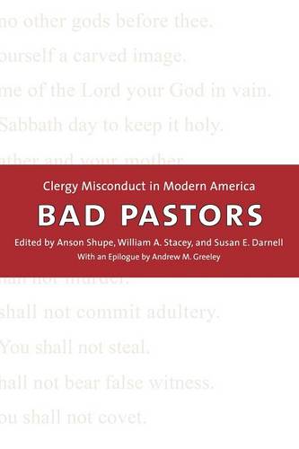 Bad Pastors – Clergy Misconduct in Modern America Shupe Stacey Darnell Paperback