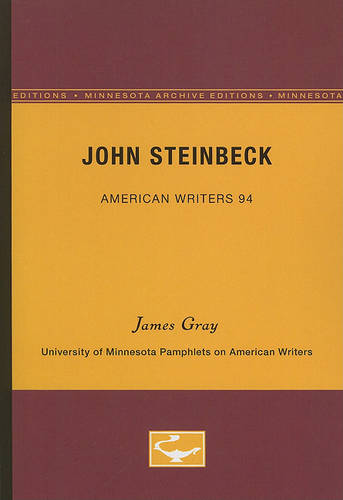 John Steinbeck – American Writers 94 – University of Minnesota Pamphlets on Ame…