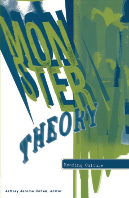 Monster Theory – Reading Culture Cohen Paperback 9780816628551