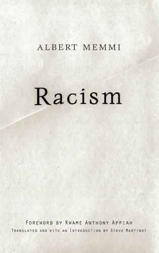 Racism Memmi Paperback John Wiley & Sons 9780816631650
