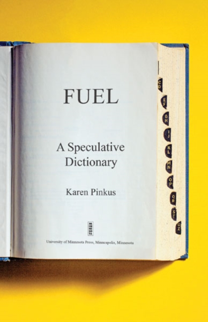 Fuel – A Speculative Dictionary Pinkus Paperback John Wiley & Sons 9780816699988