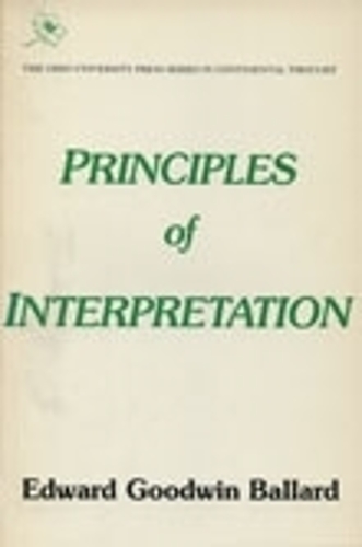 Principles of Interpretation Ballard Hardback John Wiley & Sons 9780821406885