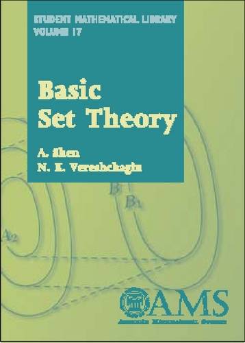 Basic Set Theory Shen Vereshchagin Paperback MP–AMM American Mathematical