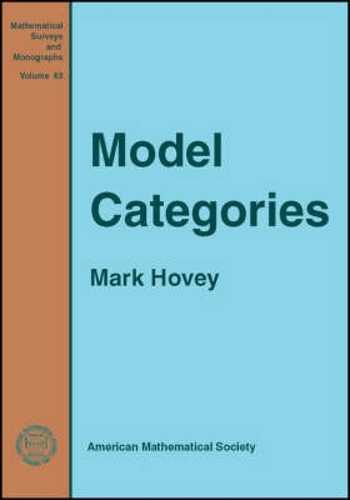 Model Categories Hovey Paperback MP–AMM American Mathematical 9780821843611