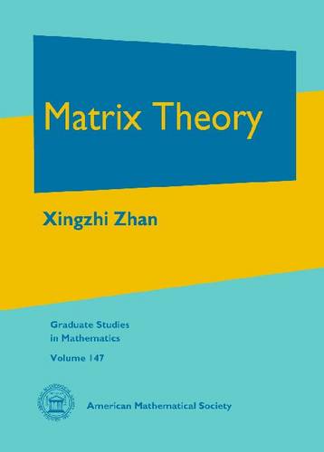 Matrix Theory Zhan Hardback MP–AMM American Mathematical 9780821894910