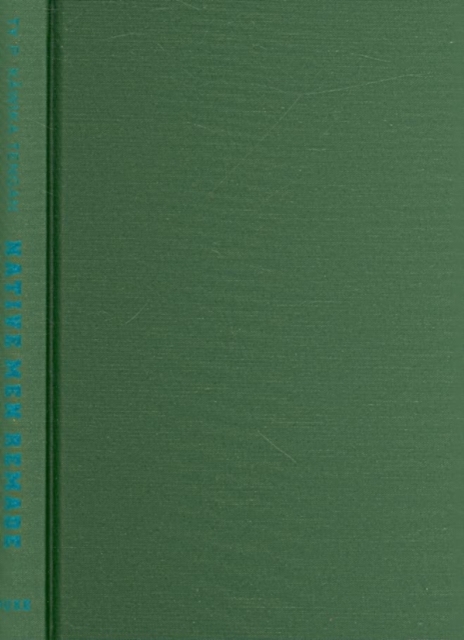 Native Men Remade Tengan Hardback John Wiley & Sons 9780822343387