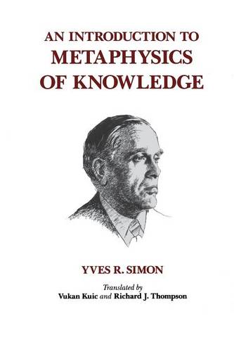 An Introduction to Metaphysics of Knowledge Simon Kuic Thompson Paperback