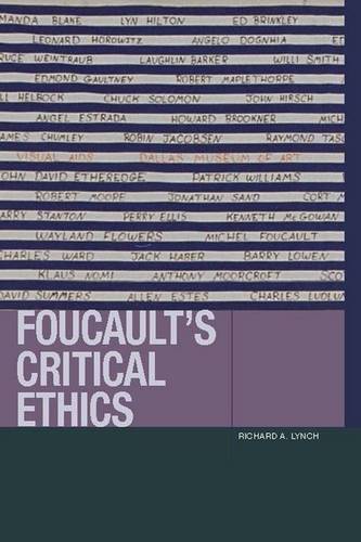 Foucault`s Critical Ethics Lynch Hardback John Wiley & Sons 9780823271252