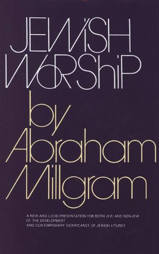 Jewish Worship Millgram Hardback John Wiley & Sons 9780827600034